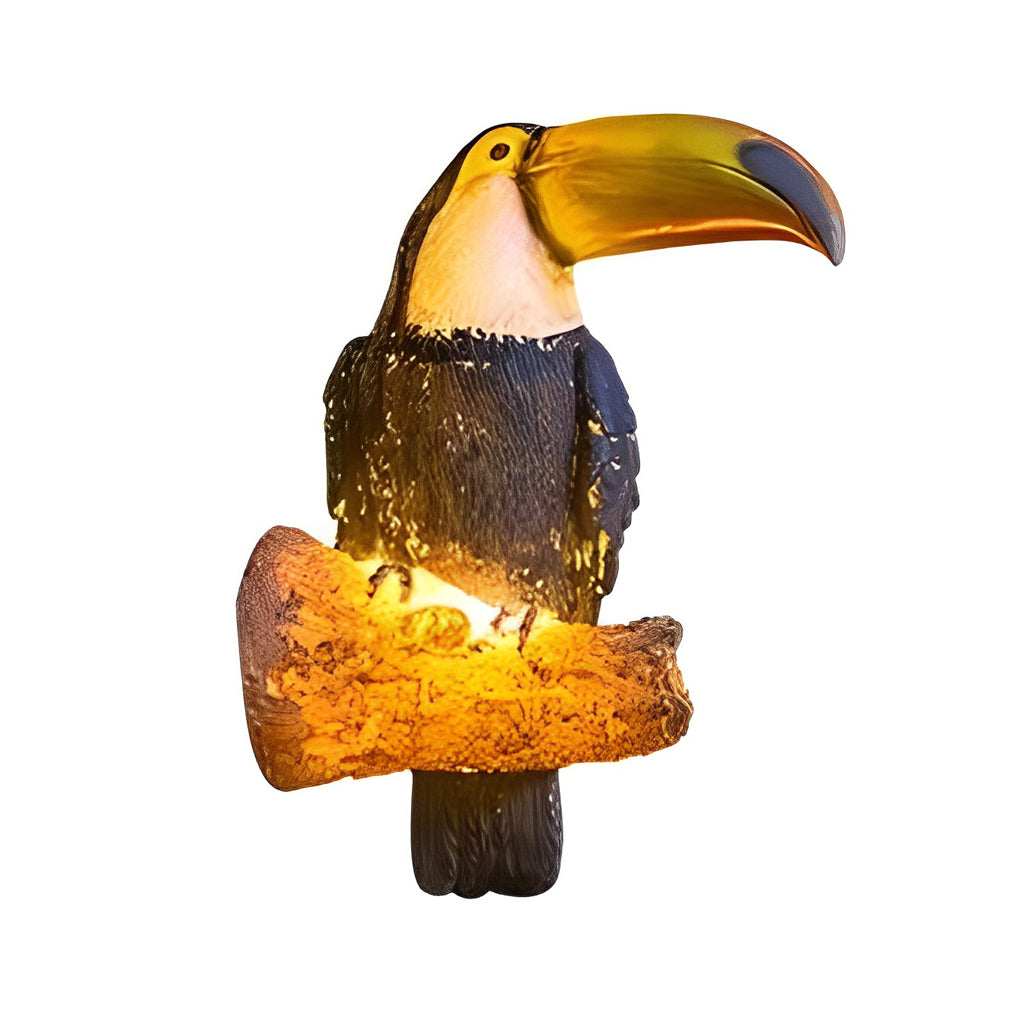 Resin Simulation Animal Parrot Shape 24V LED Waterproof Outdoor Lights