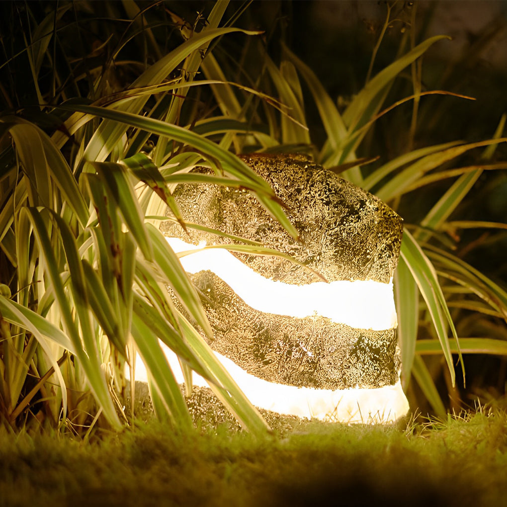 Resin Stone Shaped Waterproof 12V LED Modern Outdoor Lights Lawn Lamp - Dazuma