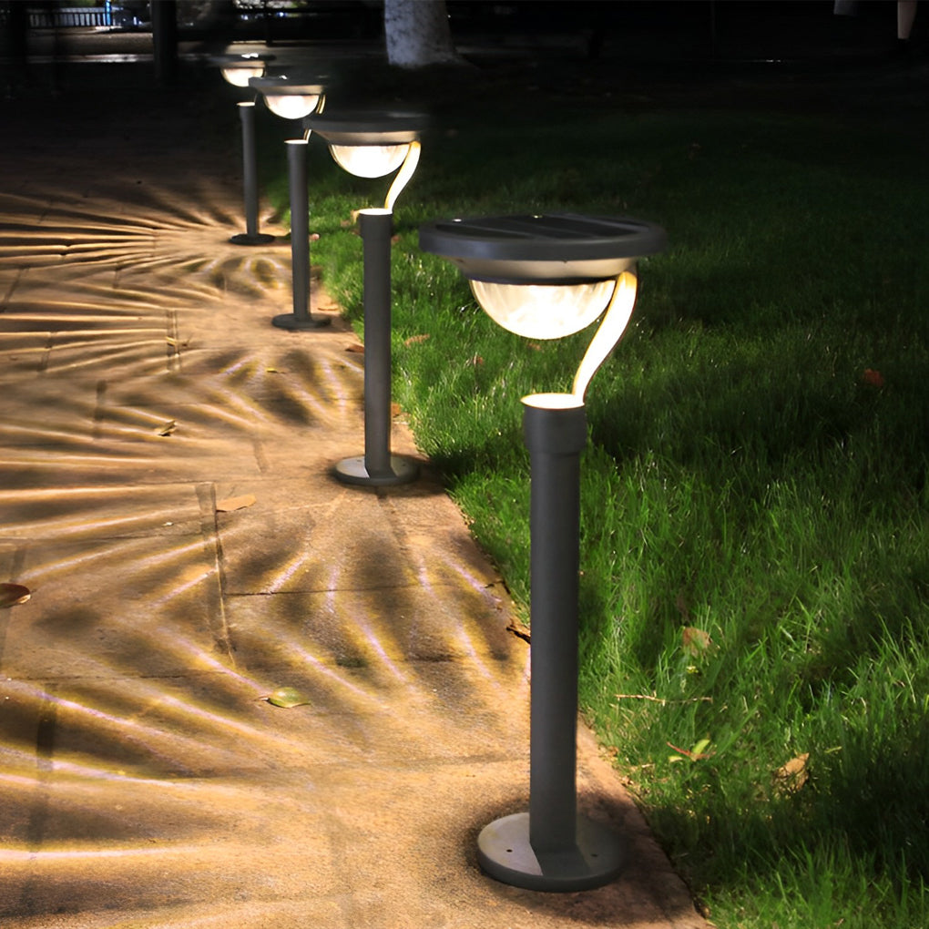 Creative Waterproof LED Energy Saving Modern Solar Lawn Lamp Outdoor Lights - Dazuma
