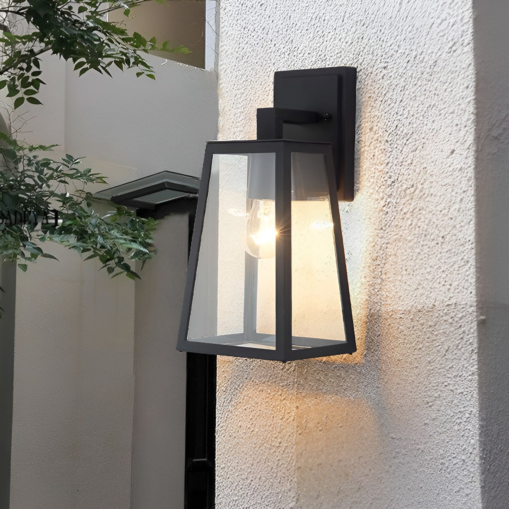Trapezoidal Waterproof LED Vintage Outdoor Wall Light Wall Sconce Lighting - Dazuma