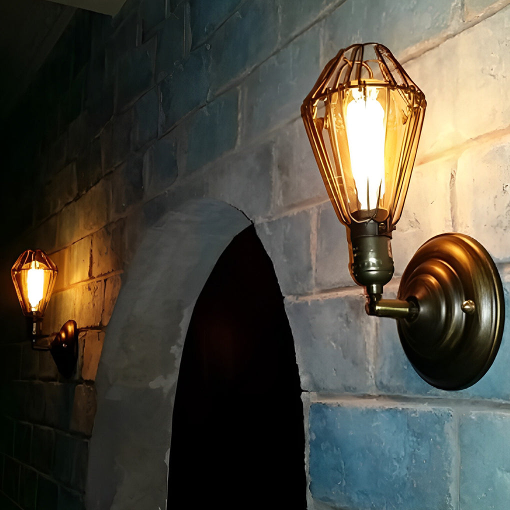 Adjustable Iron Retro Country Industrial Style Wall Lamp Wall Light Fixture - Dazuma