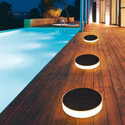 Round Square LED Waterproof Outdoor Solar Decking Lights Lawn Lights - Dazuma