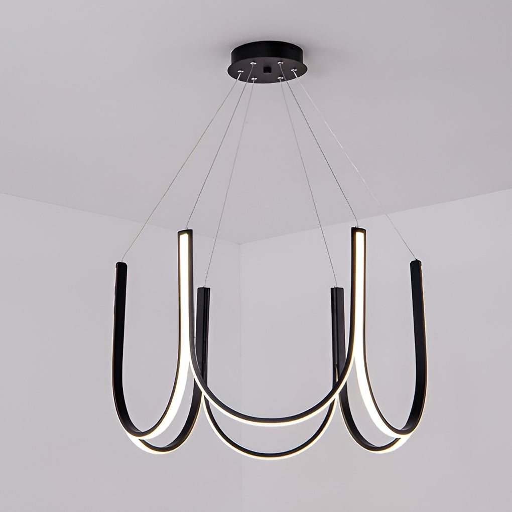 Minimalist 3 Step Dimming LED Nordic Chandelier Hanging Ceiling Lamp