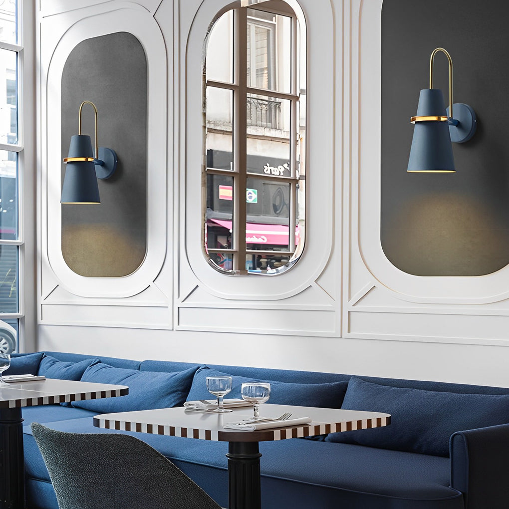 Nordic White Wall Lamp Personality Creative Iron Lamp