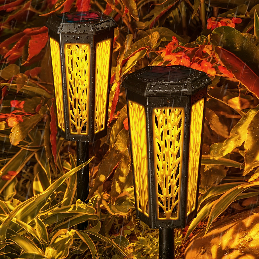 [Open-Box]Intelligent LED Solar Stake Light - Color Changing, Waterproof Outdoor Ambience Enhancer