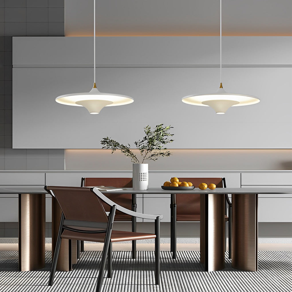 Adjustable Creative Round COB Nordic Pendant Lights Hanging Ceiling Lamp - Dazuma