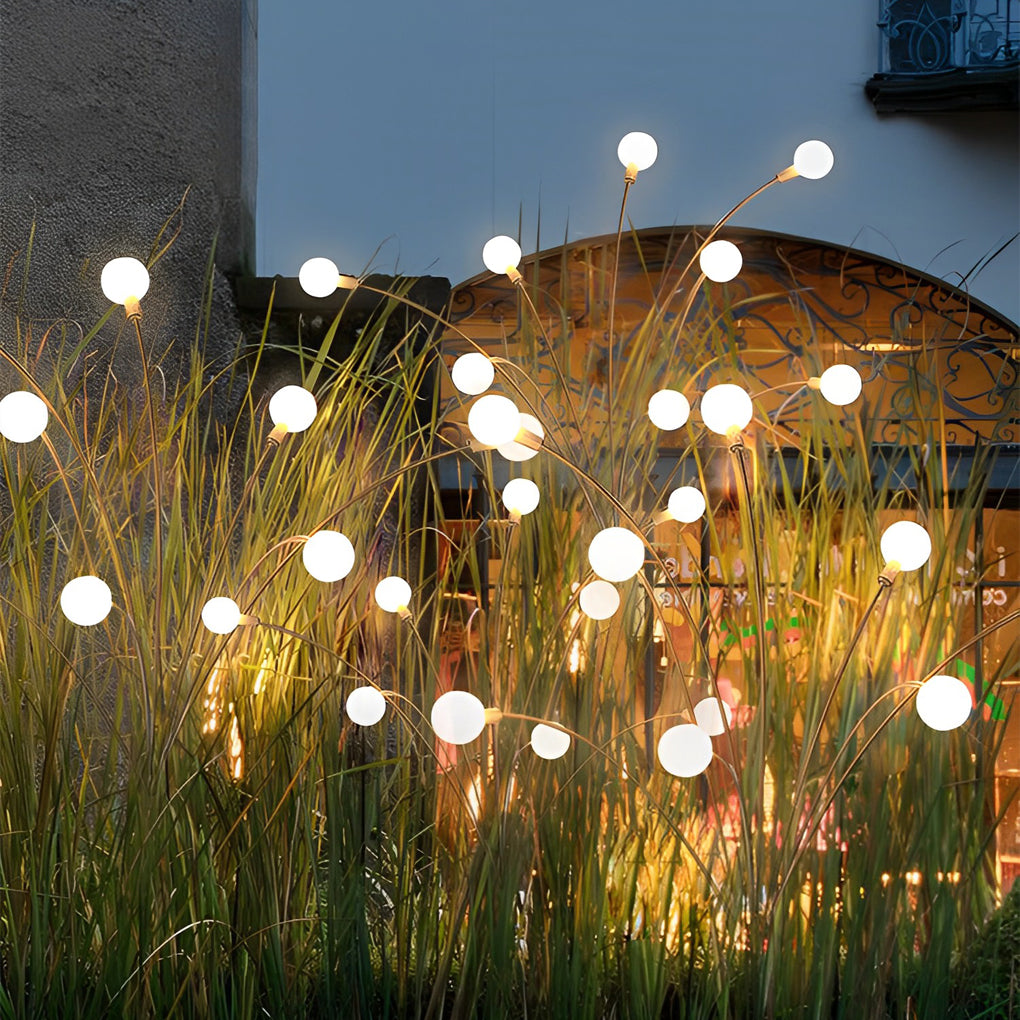 2pcs Waterproof 10 LED Lights Solar Powered Fireflies Lights Lawn Lights - Dazuma