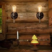 Creative Iron Rope Retro Industrial Style Wall Lamp Wall Lights Fixture - Dazuma