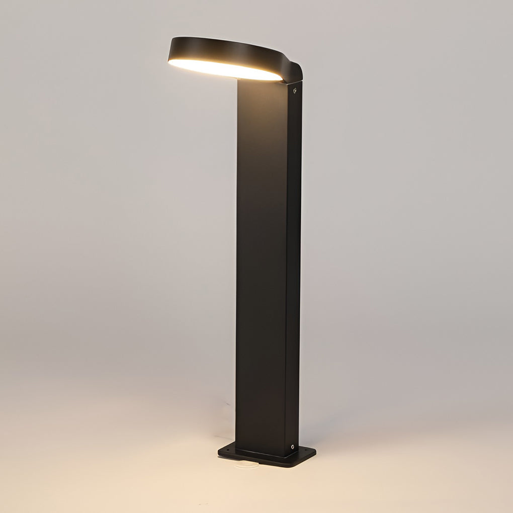 Spoon-shaped Waterproof 18W LED Black Modern Wall Lamp Pathway Lights