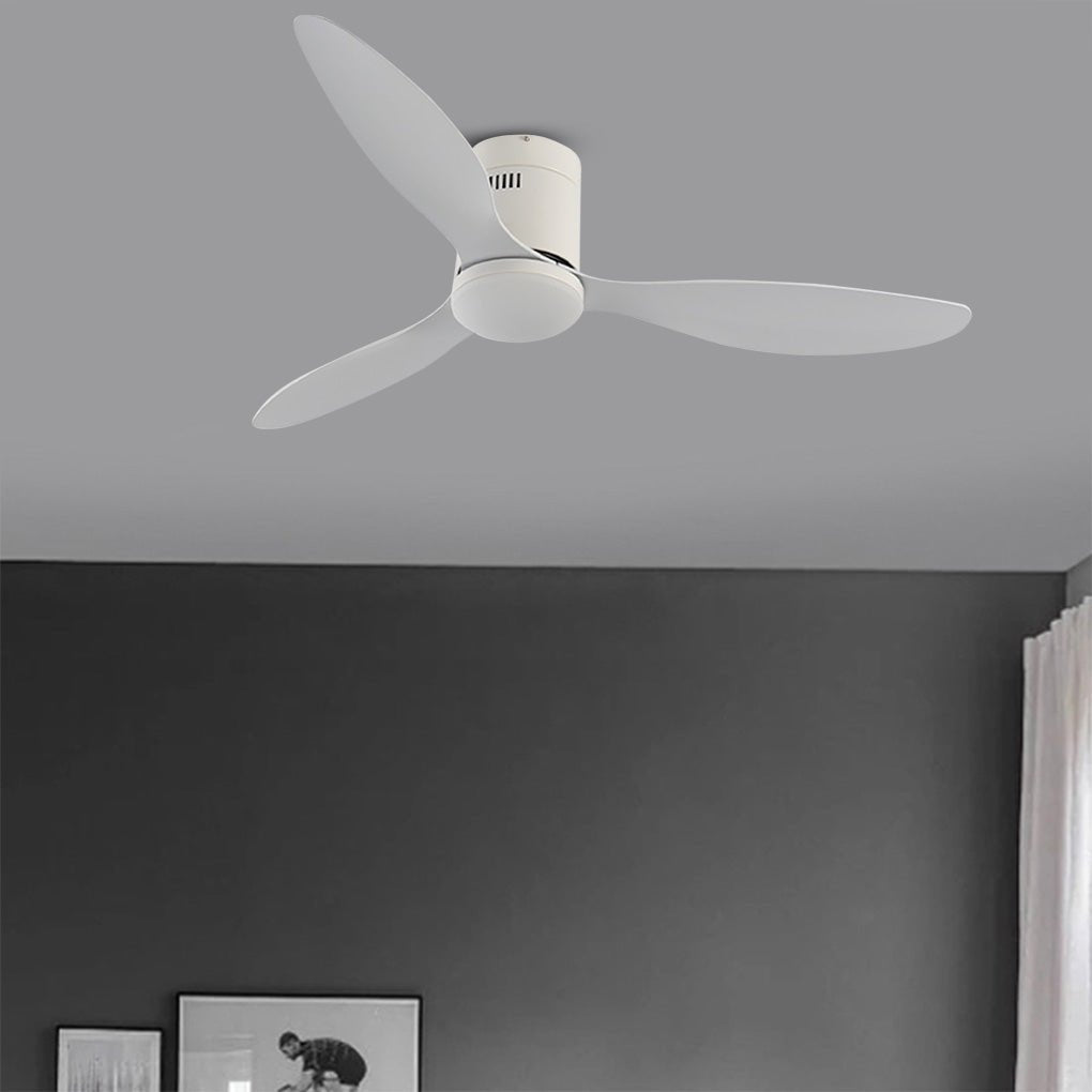 52'' Variable Frequency with Remote Control Three - color Dimming LED Ceiling Fan Lamp