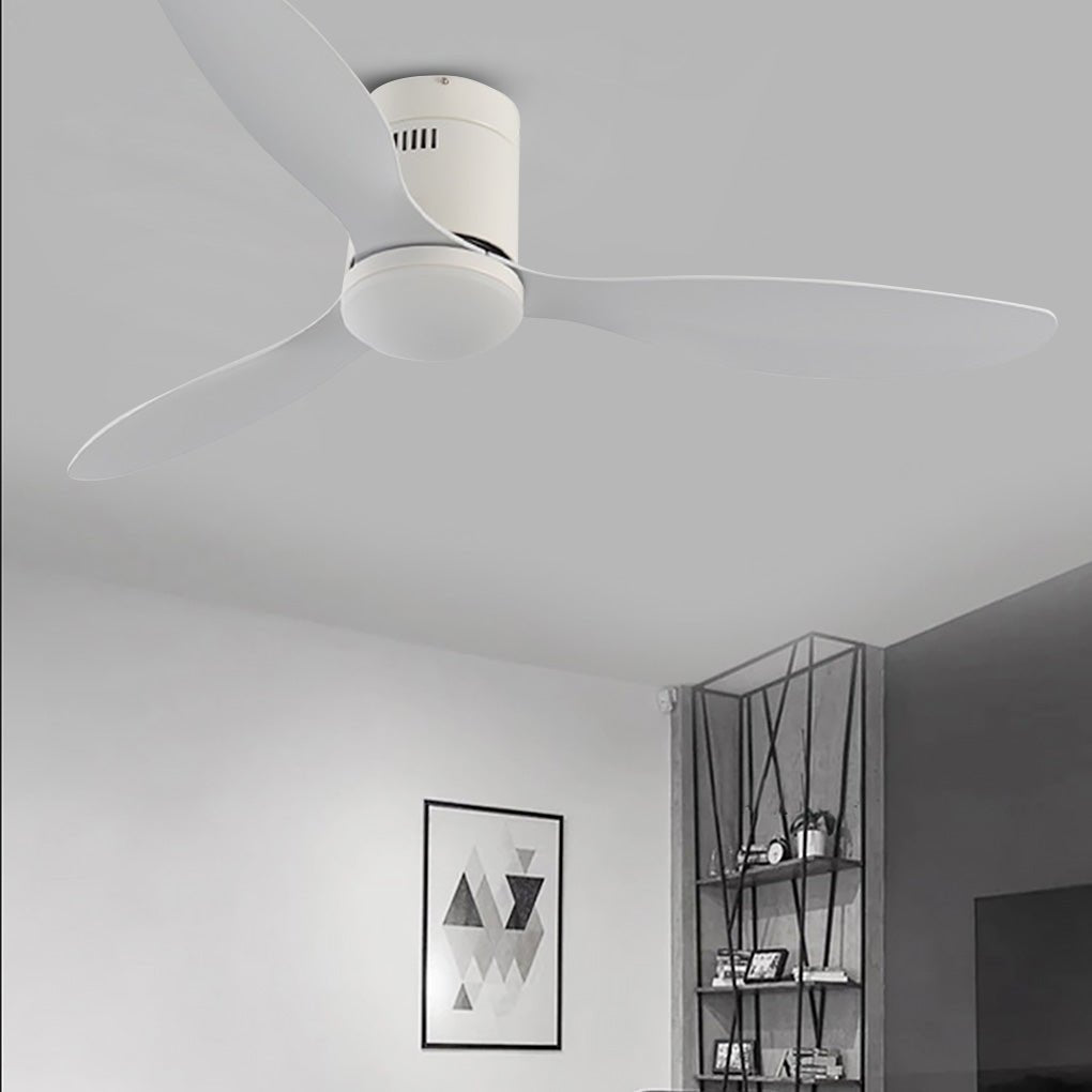 52'' Variable Frequency with Remote Control Three - color Dimming LED Ceiling Fan Lamp