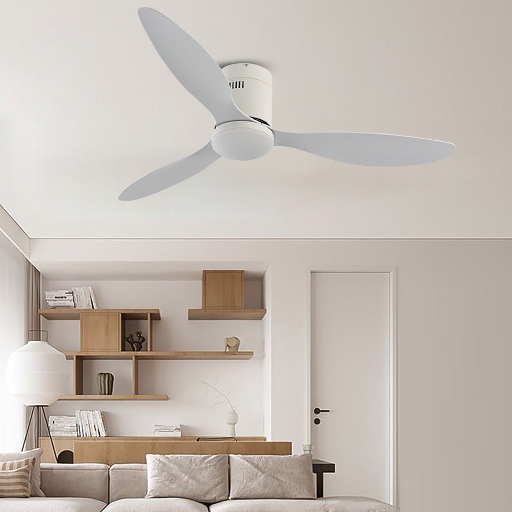 52'' Variable Frequency with Remote Control Three - color Dimming LED Ceiling Fan Lamp