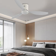 52'' Variable Frequency with Remote Control Three - color Dimming LED Ceiling Fan Lamp