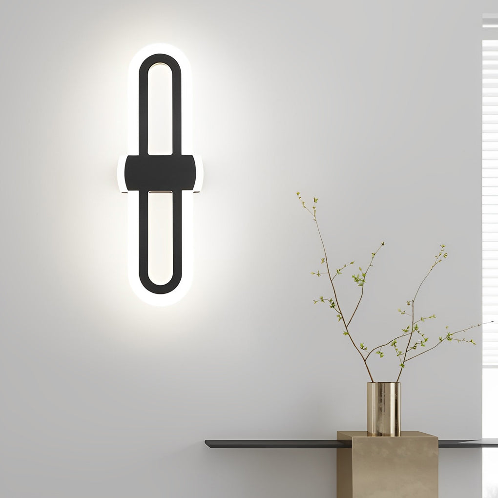 Rounded Rectangular Creative LED Modern Wall Lamp Wall Sconces Lighting - Dazuma