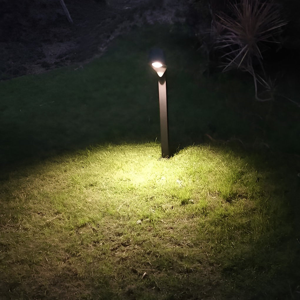 Sleek Black 10W LED Pathway Light Minimalist Outdoor Waterproof Lighting