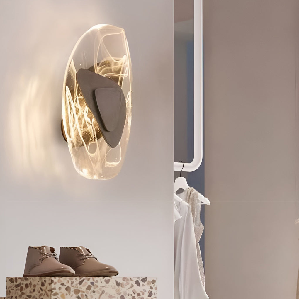 Creative Glass Three Step Dimming Light LED Modern Wall Lamp Wall Sconce Lighting - Dazuma