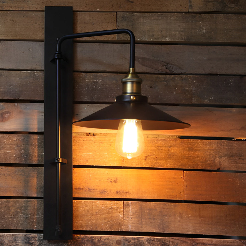 Adjustable Creative LED Black Retro Industrial Wall Lamp Sconce Lighting