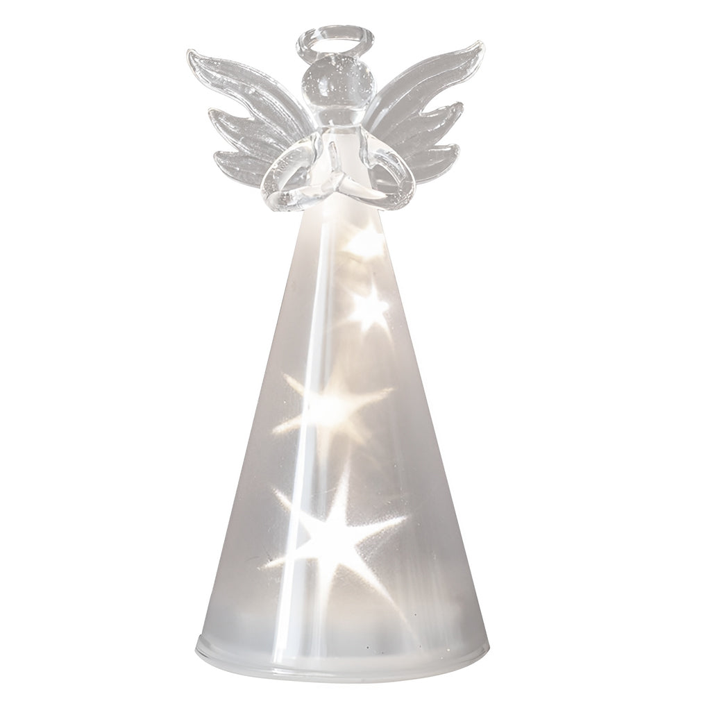 Creative Glass Angel Design LED Night Lighting Decoration Desk Lamp
