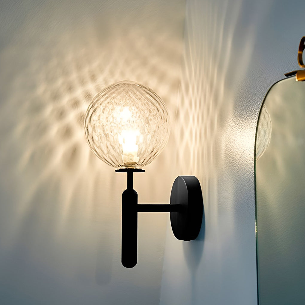 Glass Ball Shaped 5W LED Nordic Plug in Wall Lights Wall Lamp Wall Sconce Lighting - Dazuma