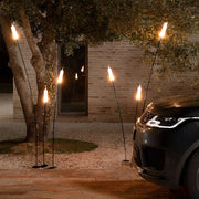 Minimalist Reed Decor LED Waterproof Black Modern Outdoor Lawn Lights - Dazuma