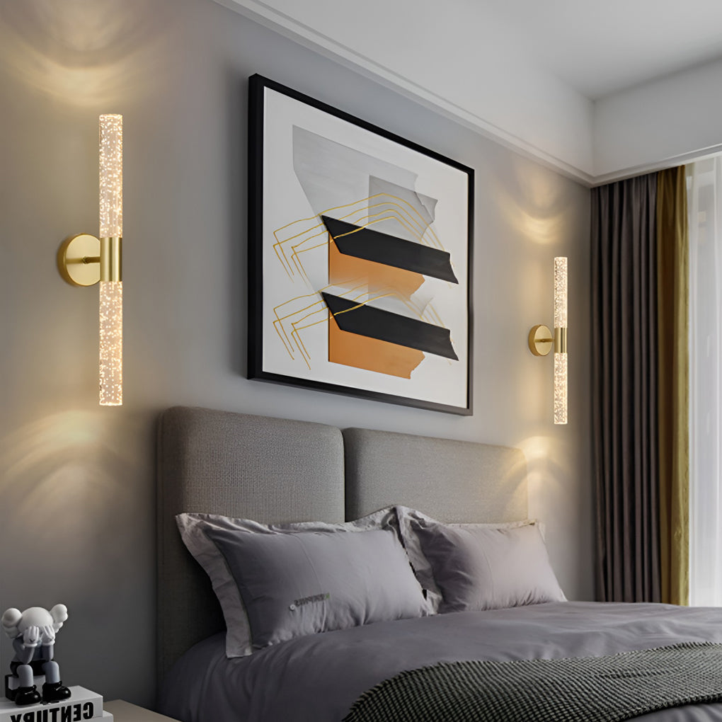 Nordic Cylinder LED Wall Lamp Wall Sconce Iron Acrylic Wall Light