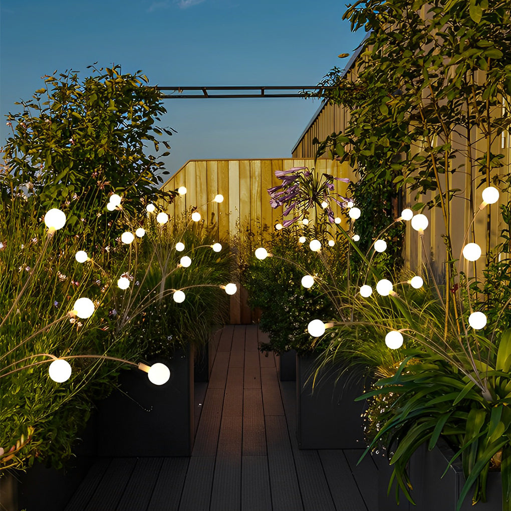Solar Firefly Garden Lights Eco-Friendly & Weatherproof Outdoor Lighting