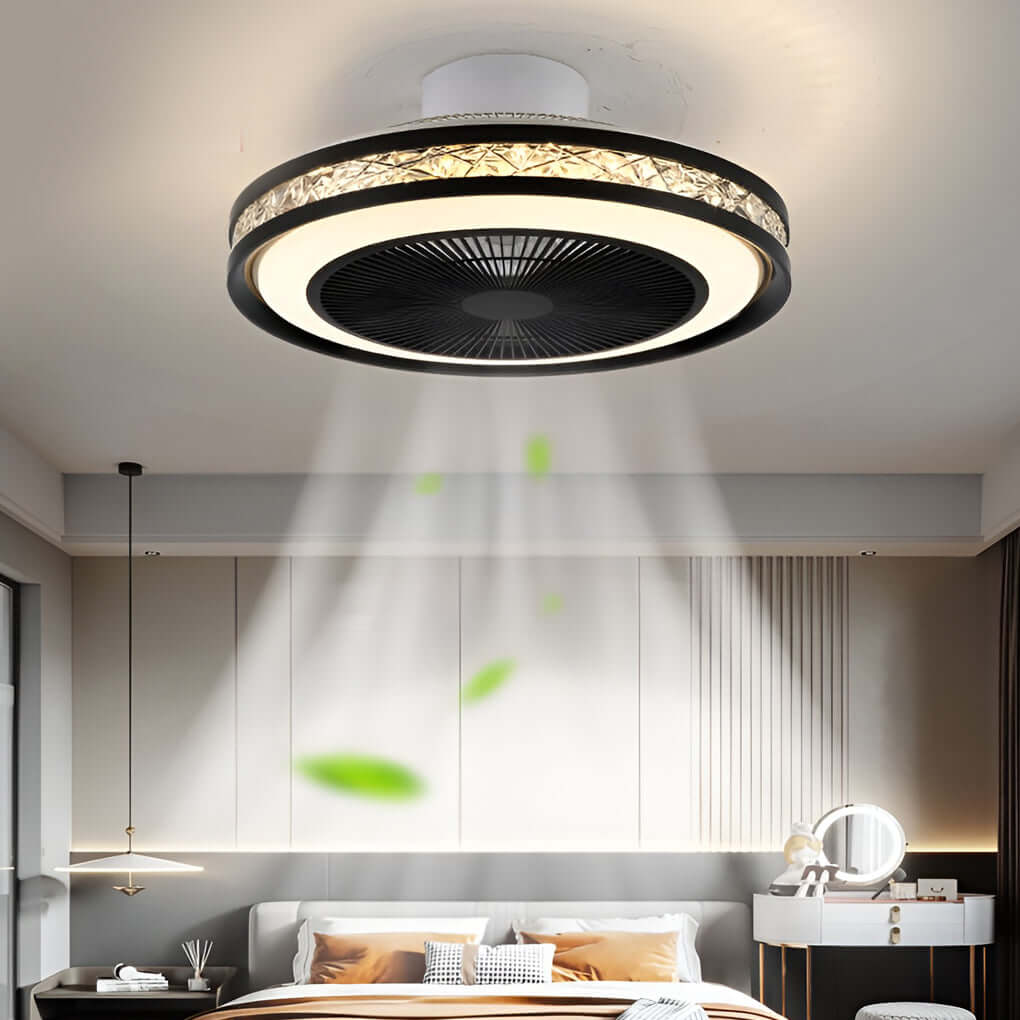 Nordic Bladeless Ceiling Fans Light Bedroom Ceiling Fans with