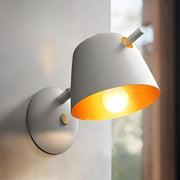Unique Matte Metal Nordic Plug in Wall Sconce Lighting Wall Light Fixture - Dazuma