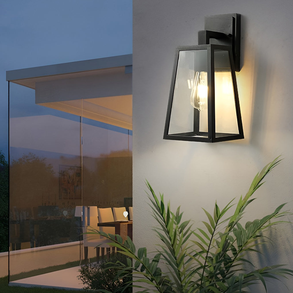 Trapezoidal Waterproof LED Vintage Outdoor Wall Light Wall Sconce Lighting