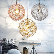 Geometric Spherical Postmodern Dining Room Chandelier Pendant Light - Dazuma