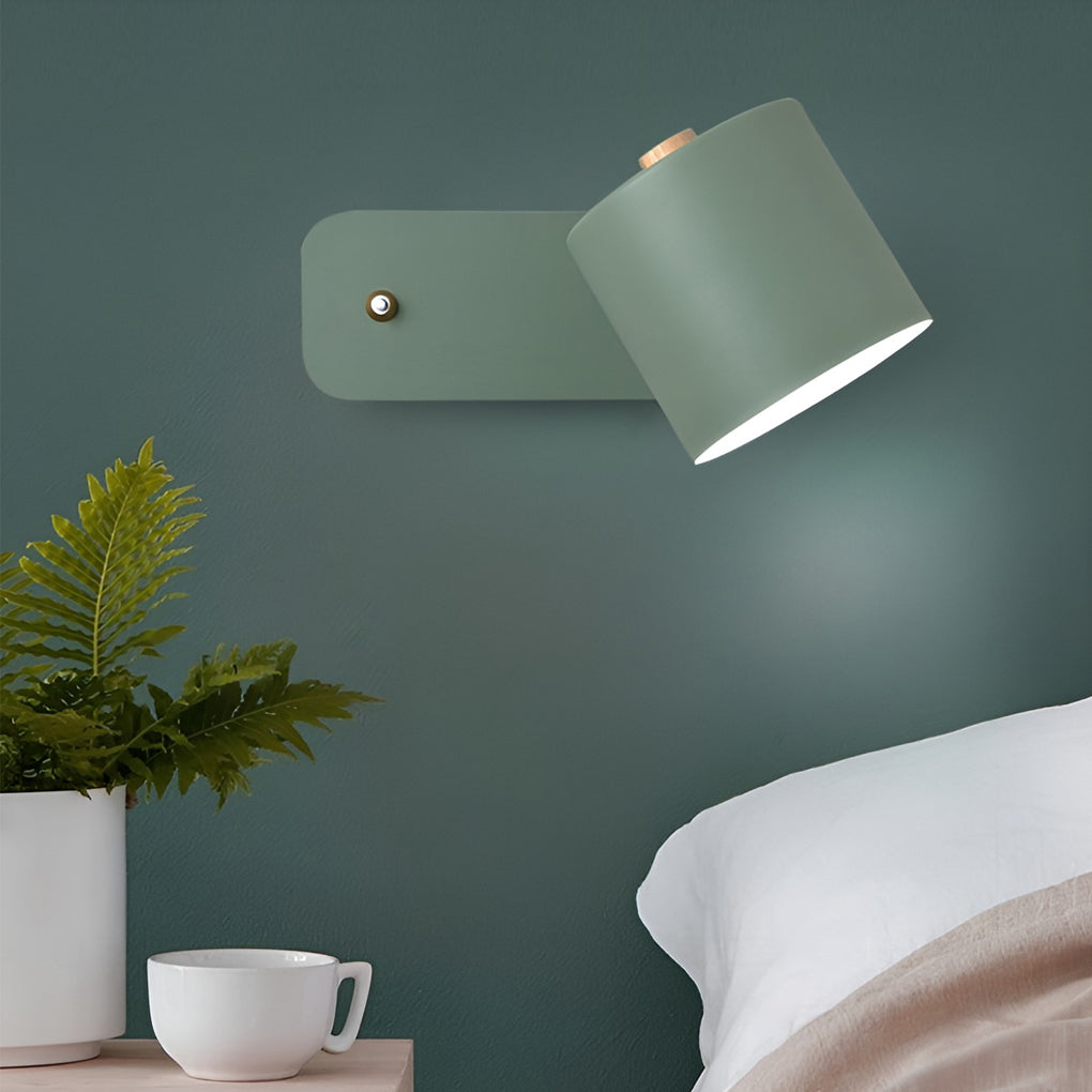 Creative Adjustable Round Nordic Plug in Wall Sconce Lighting Wall Lamp - Dazuma