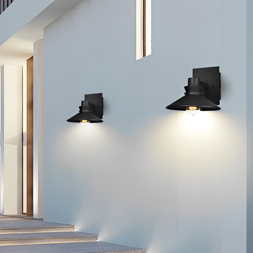 Minimalist Waterproof Black European-style Wall Lamp Exterior Lights