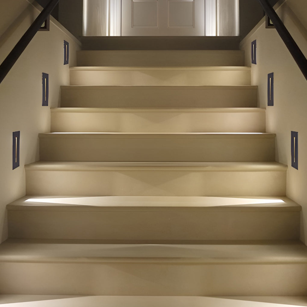 Rectangle 3W LED IP65 Waterproof Recessed Modern Stair Lights Corner Wall Lights