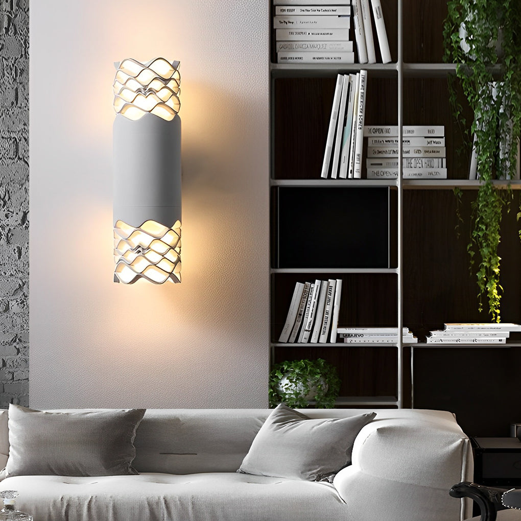 Creative Up and Down Light Waterproof Modern LED Wall Lamp Wall Lights - Dazuma