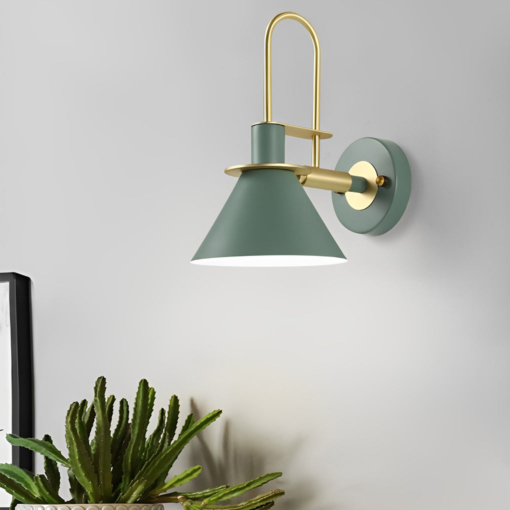 Minimalist Horn Shape Iron Creative Modern Wall Lamp Wall Sconce Lighting