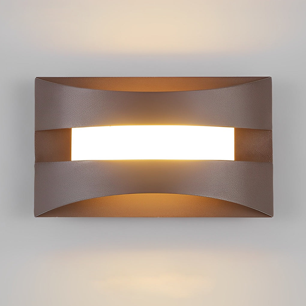Rectangular Creative LED Minimalist Nordic Bedside Wall Sconce Lighting
