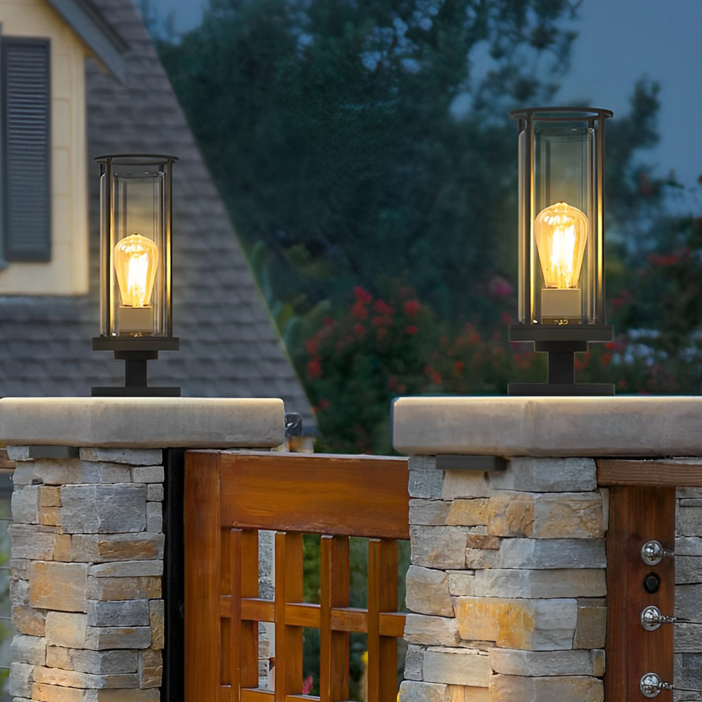 Minimalist Round Waterproof Retro Wall Lamp Outdoor Lawn Lights Path Lights - Dazuma