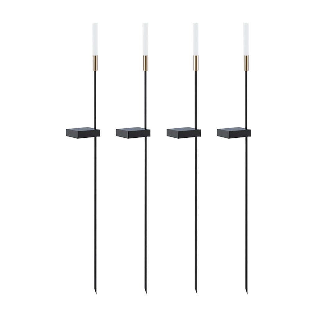 Reed & Cattail Outdoor Column Lights Low Voltage Solar LED Landscaping ...