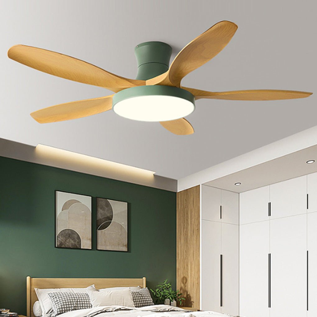 60'' Frequency Conversion 6 Gear Fan Chandelier Supports Forward and Reverse with Remote Control - Dazuma