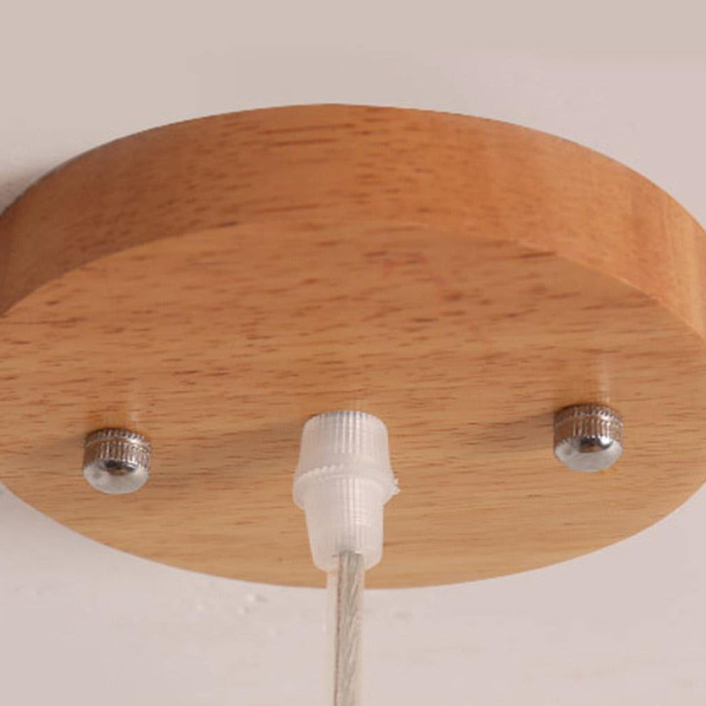 3-Tiered Rustic Bamboo Woven Pendant Lighting 1-Light Single Cylinder Pendant-dazuma