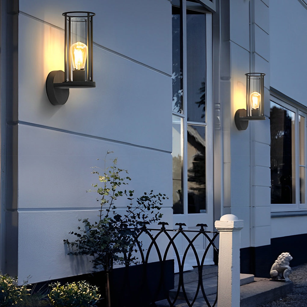 Modern Minimalist Round Stainless Steel Outdoor Light – Wall & Post Installation Options
