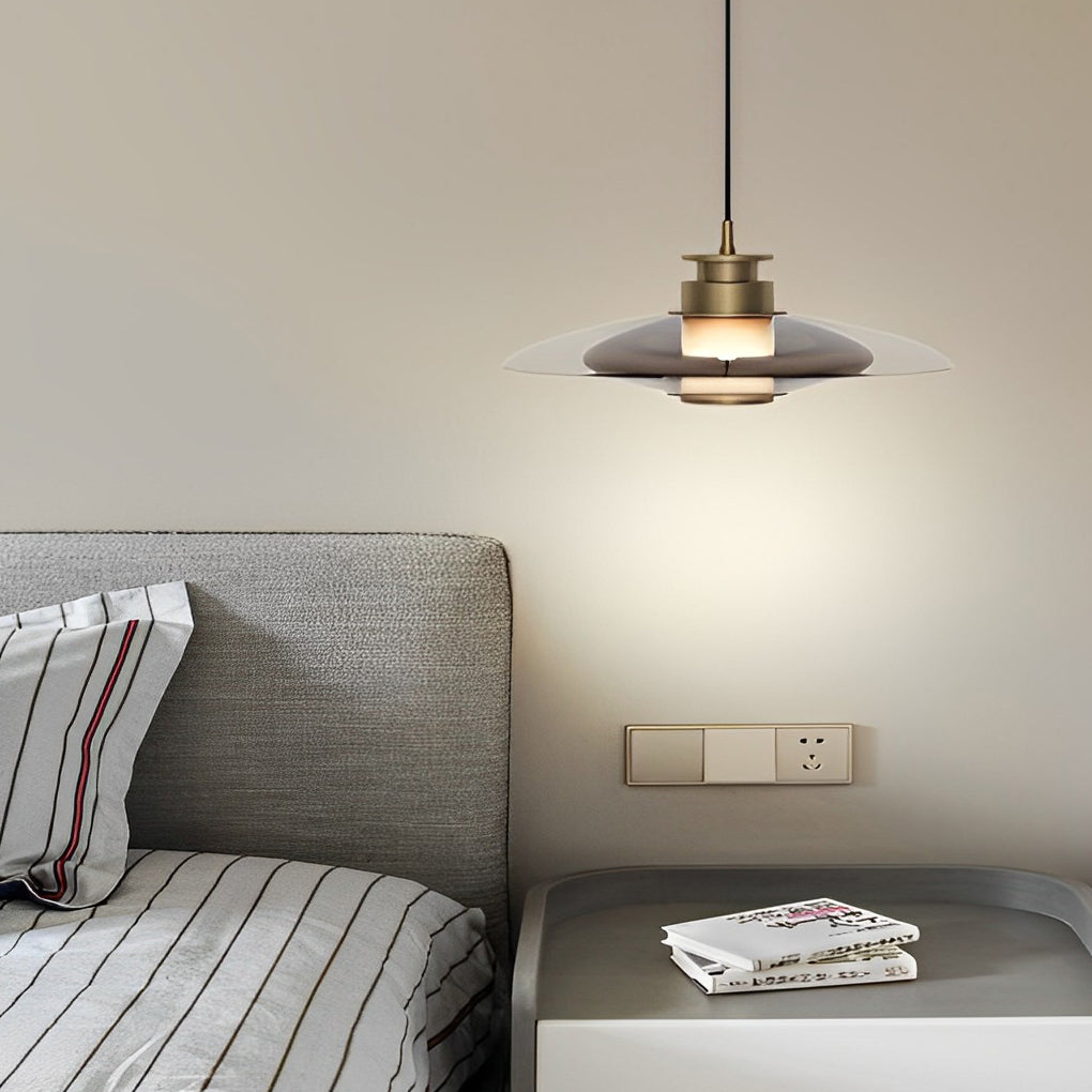 Minimalist Creative Round Glass LED Modern Pendant Lights Chandelier - Dazuma