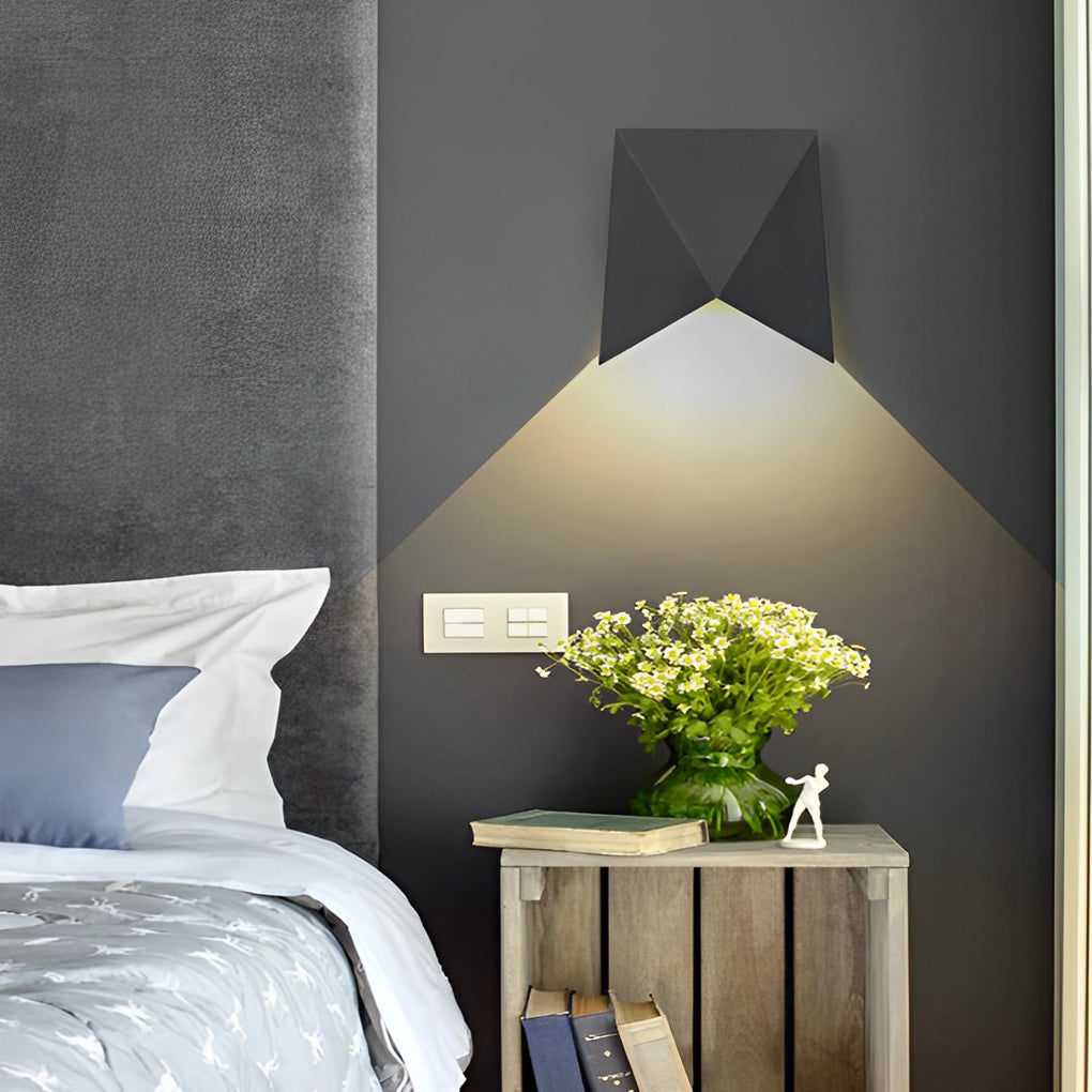 Creative Geometric LED 5W Waterproof Aluminum Modern Wall Sconces