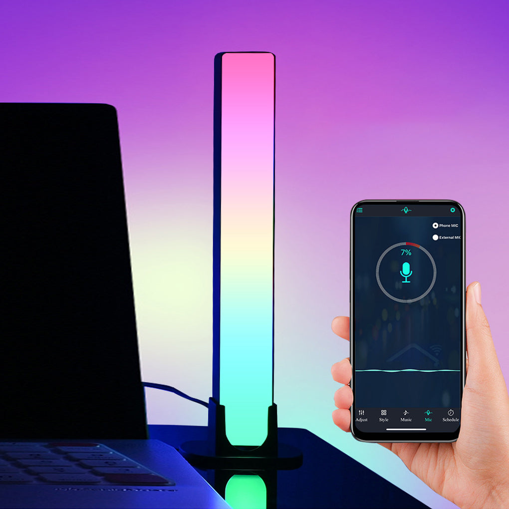 Wireless APP Multi Color Long Strip Smart LED RGB Table Lamp Desk Atmosphere Lamp