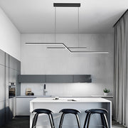 Minimalist Creative Linear LED Three Step Dimming Modern Chandelier - Dazuma