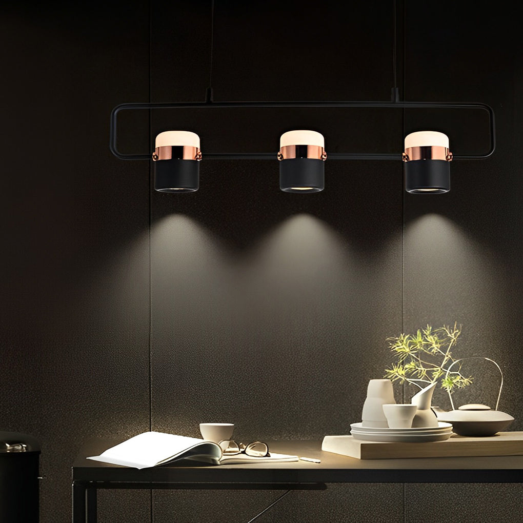 Rotatable Creative Electroplated Metal LED Nordic Chandelier Pendant ...