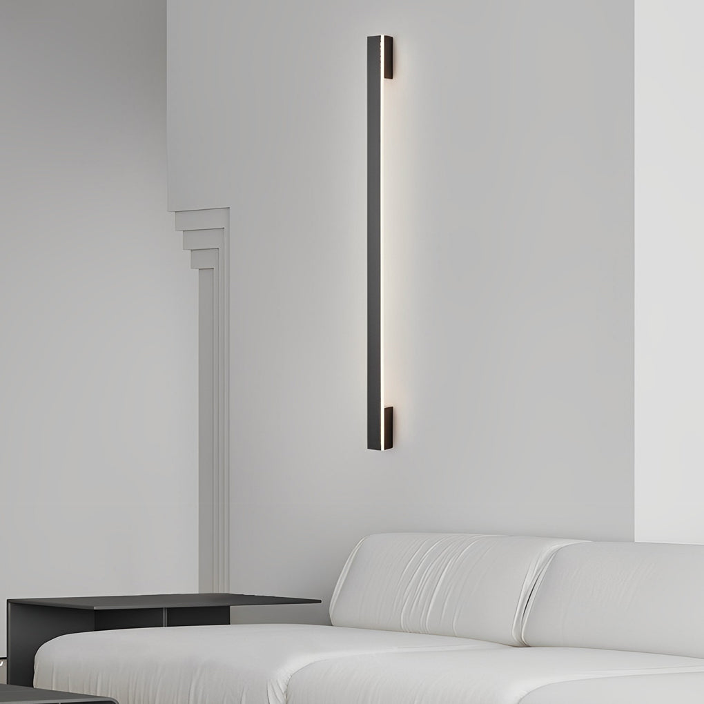 Long Strip Minimalist Three Step Dimming LED Copper Modern Wall Lamp - Dazuma