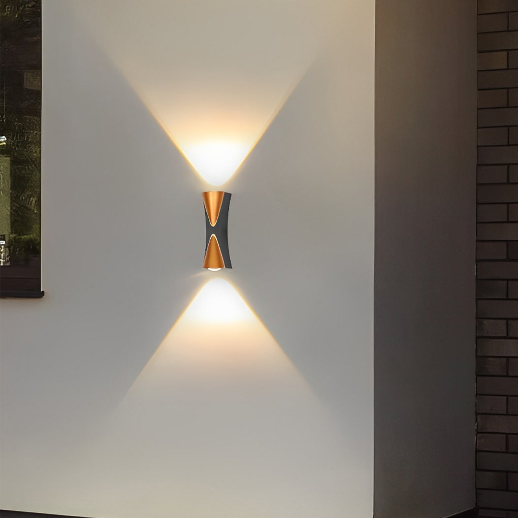 Creative Up and Down Lights LED Waterproof Modern Outdoor Wall Lamp - Dazuma