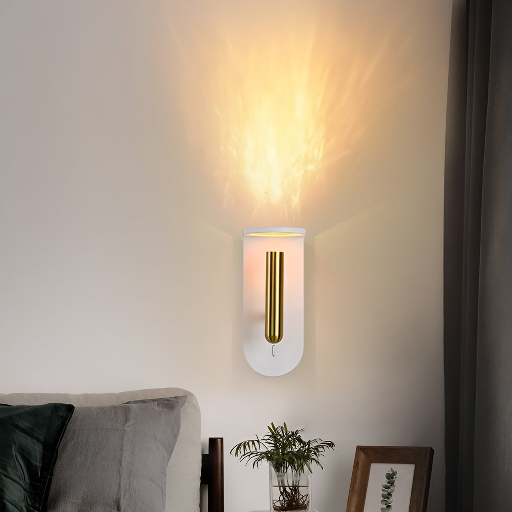 Creative 3W LED Flame Effect Light Nordic Wall Lamp Wall Sconce Lighting - Dazum