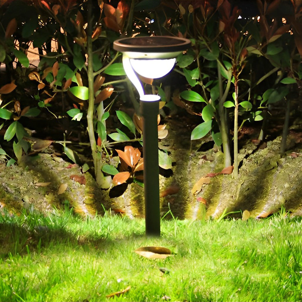 Modern Solar Lawn Lamp Half-Sphere LED Outdoor Light